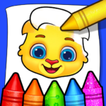 coloring games coloring book painting glow draw
