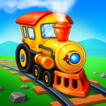 train games for kids station